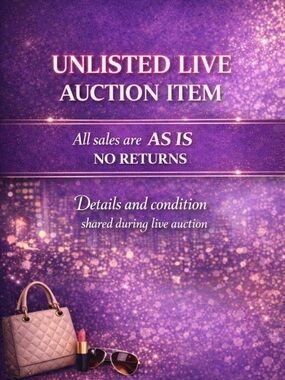 Unlisted Live Auction Item - Purple Sparkle Background